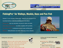 Tablet Screenshot of fishingpro.com